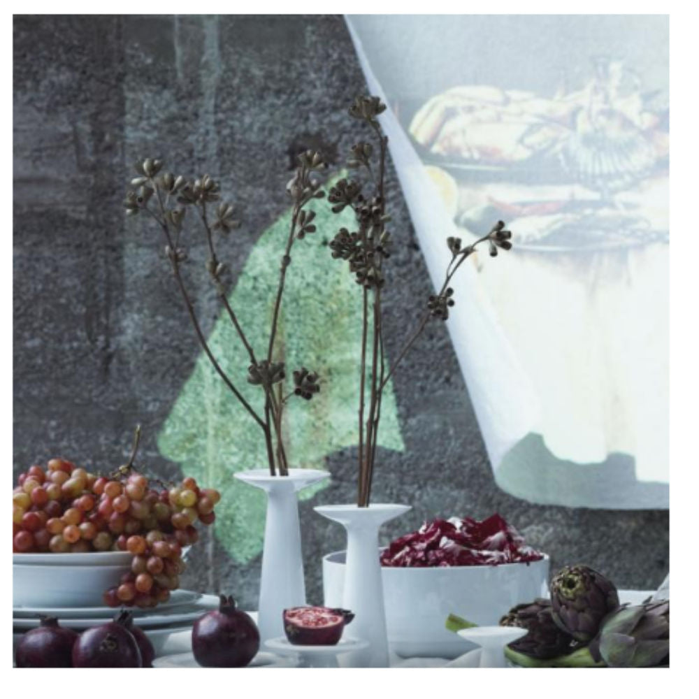 Rosenthal Neendo Porta Candele Vaso Monofiore In Porcellana Bianca 20cm Studio Line Candle
