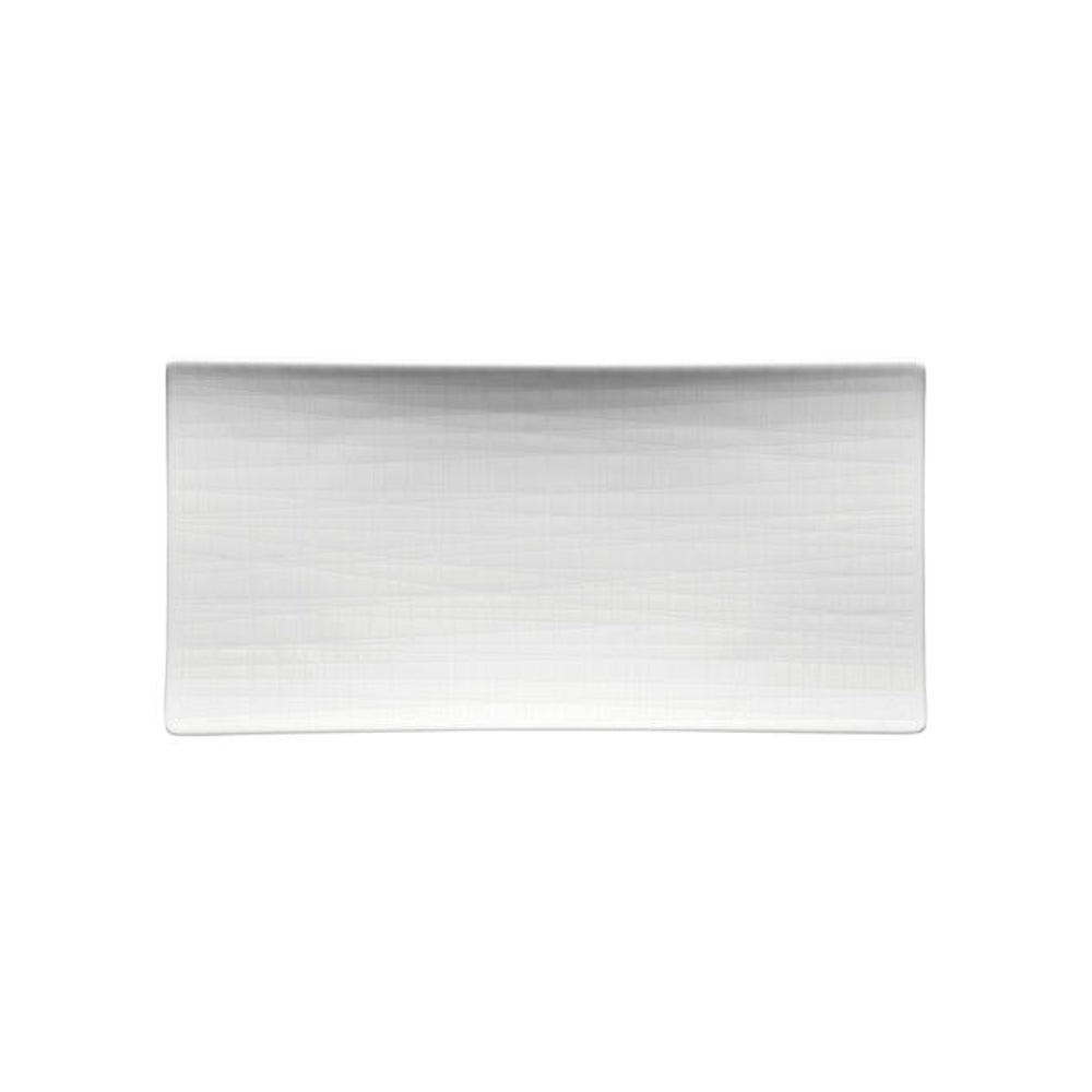 Rosenthal Piatto Rettangolare Porcellana Mesh White 26x13