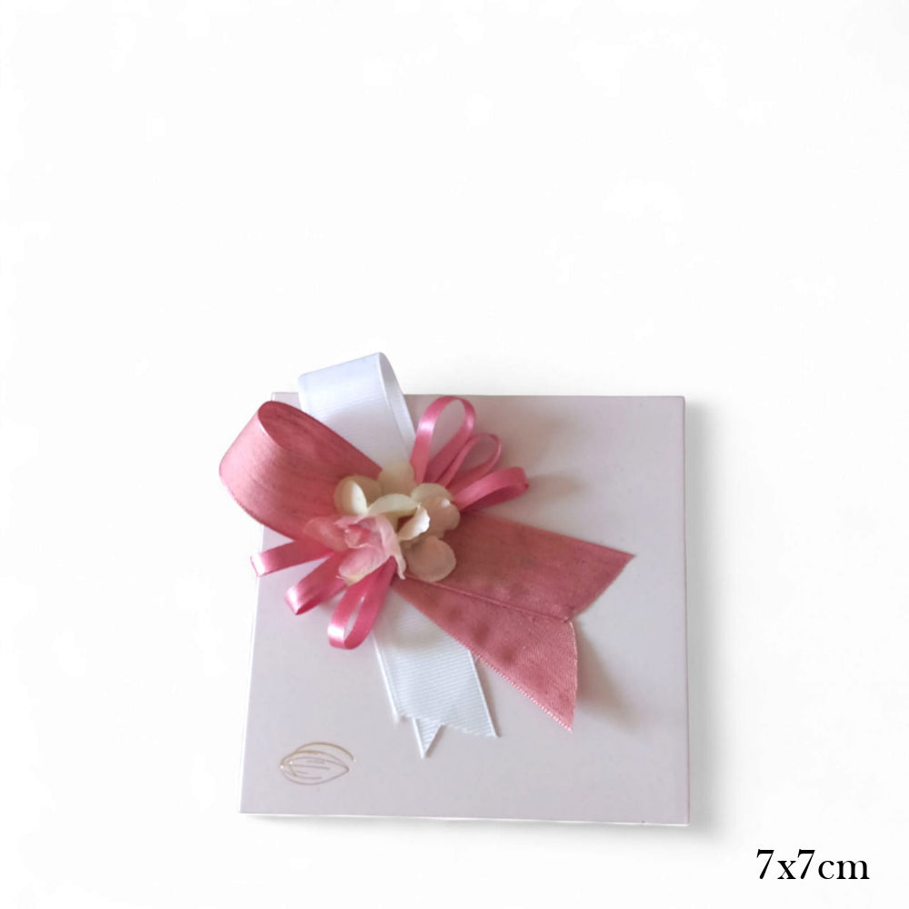 Scatola Green Rosa 7/12/20 cm con Confetti e Carta Semi (Min.20pz)