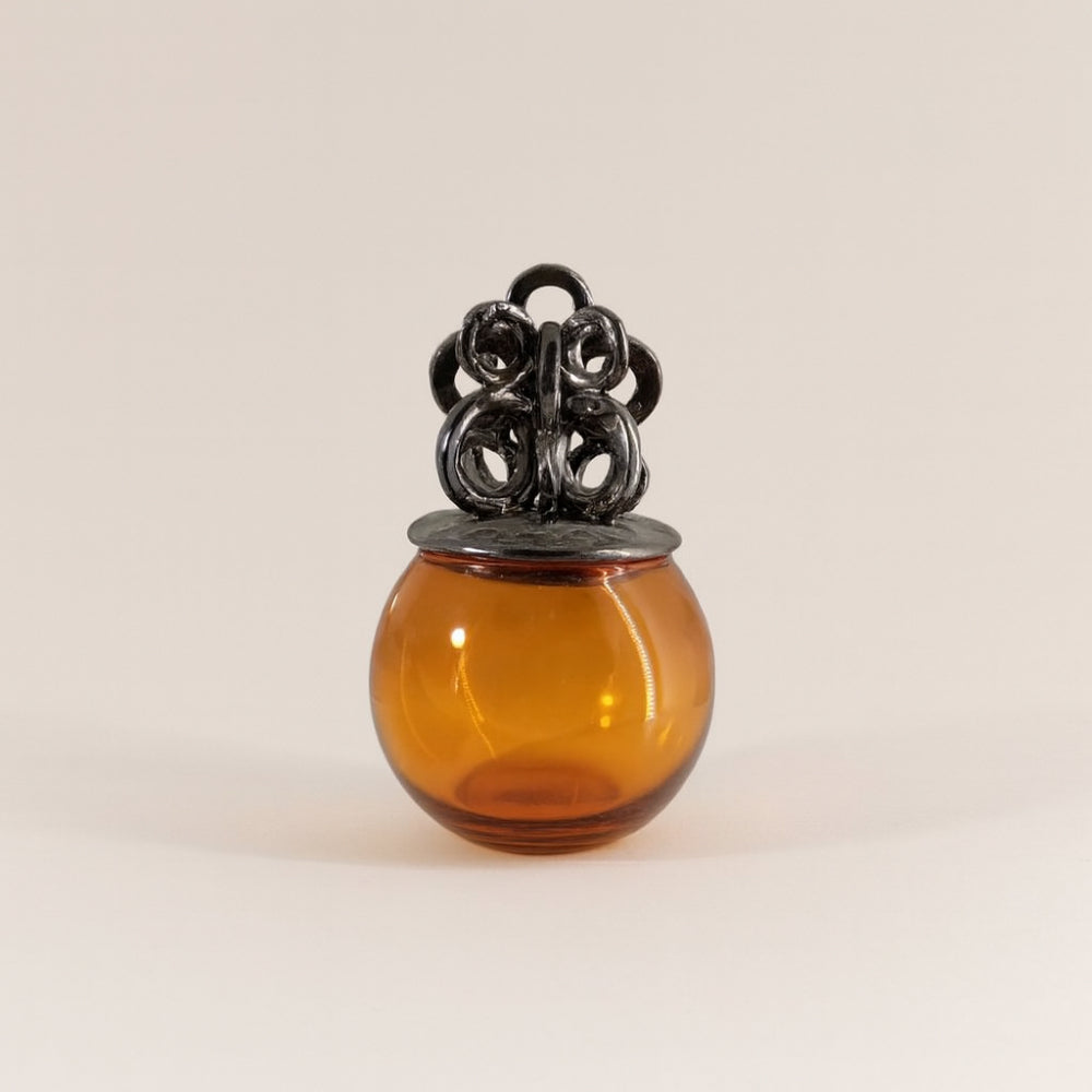 Scatola Ricciocaprese Bubble bronzo ceramica H14x8 cm