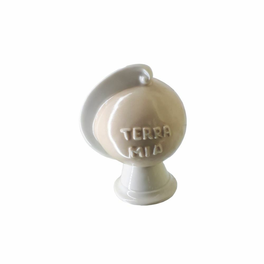 Ser Mappamondo Terra H11,5 Cm Made I Italy Porcellana