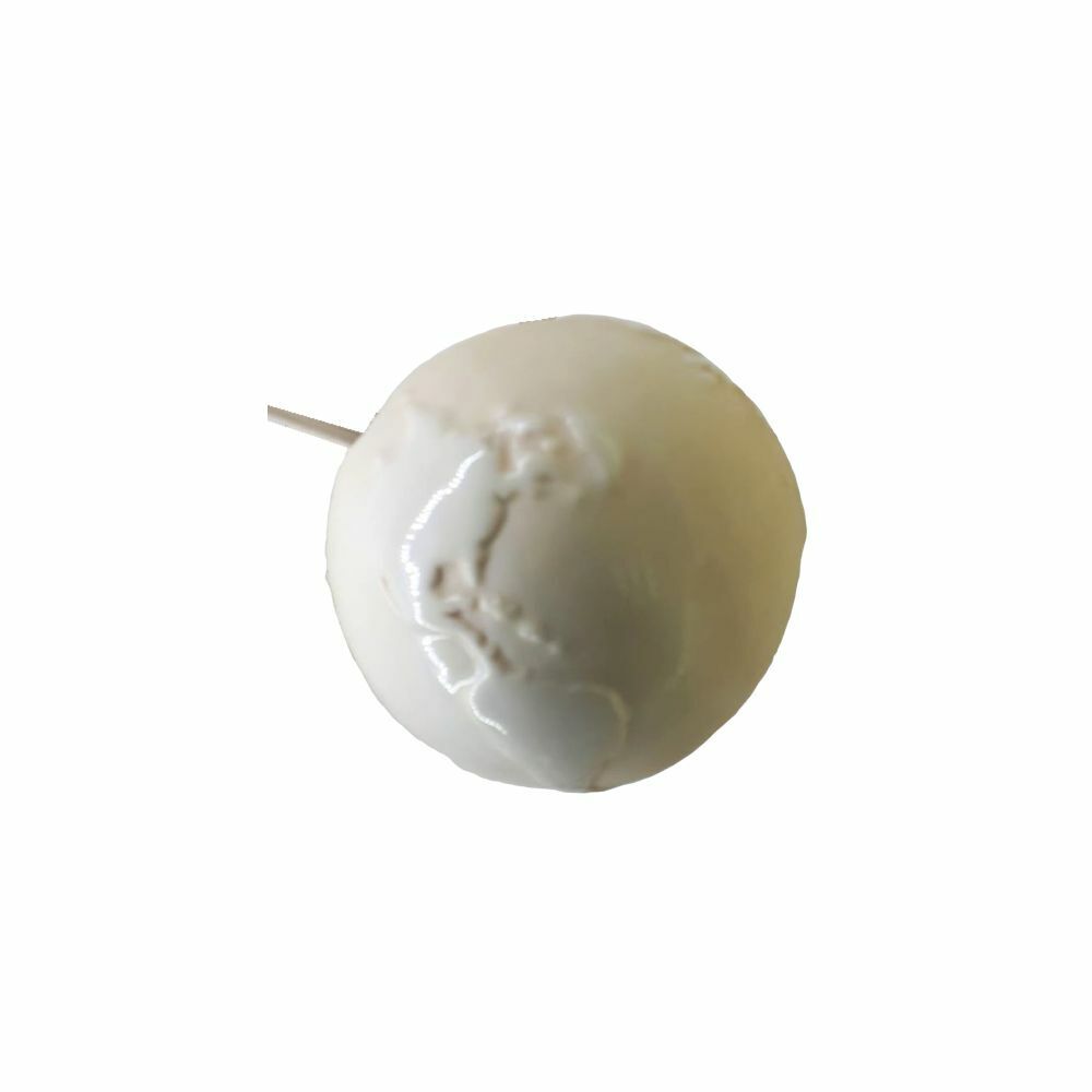 Ser Profumatore D Ambiente Mappamondo Globo 10cm Avorio Porcellana Capodimonte