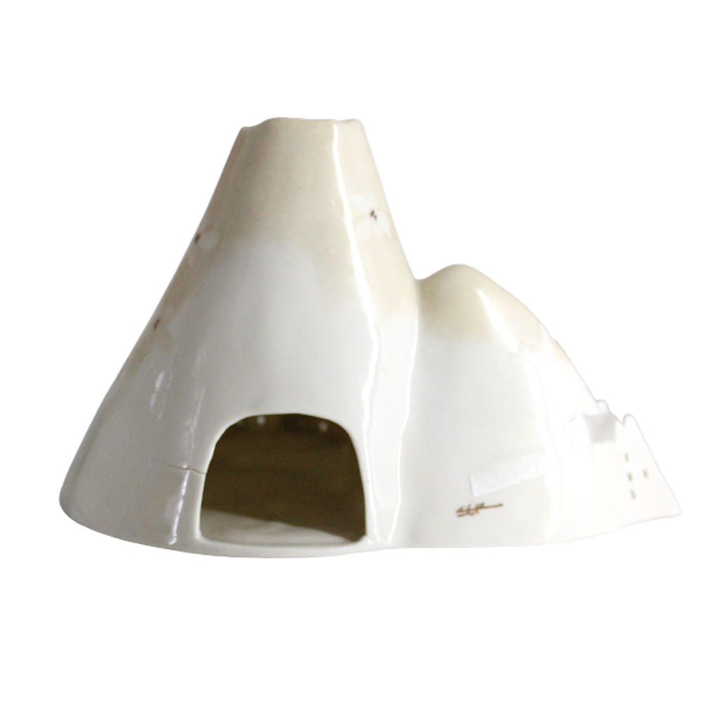 Ser Profumatori d' Ambiente Porcellana di Capodimonte Vesuvio H13x20