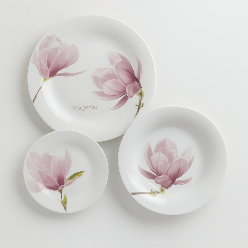 Servizio piatti 18 pezzi Ceramiche Viva Magnolia Deruta – Made in Italy
