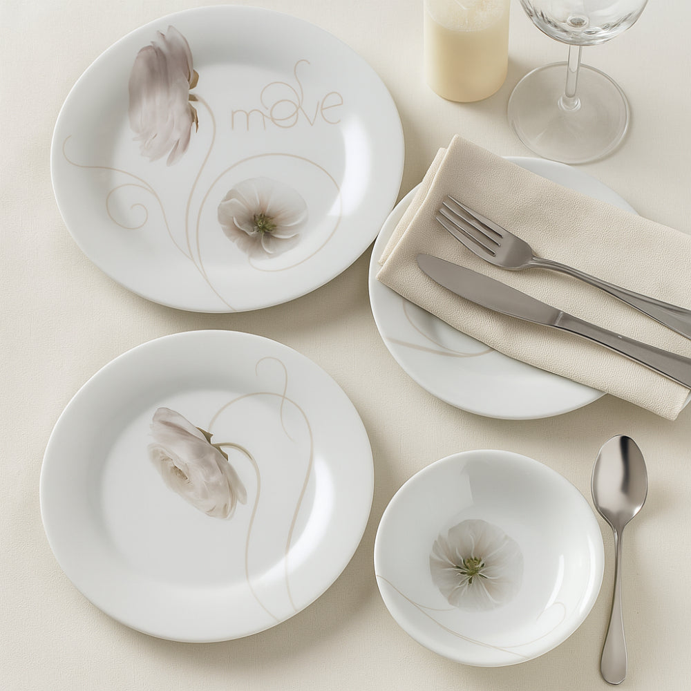 Servizio piatti 18 pezzi Ceramiche Viva Peonia Move Deruta – Made in Italy