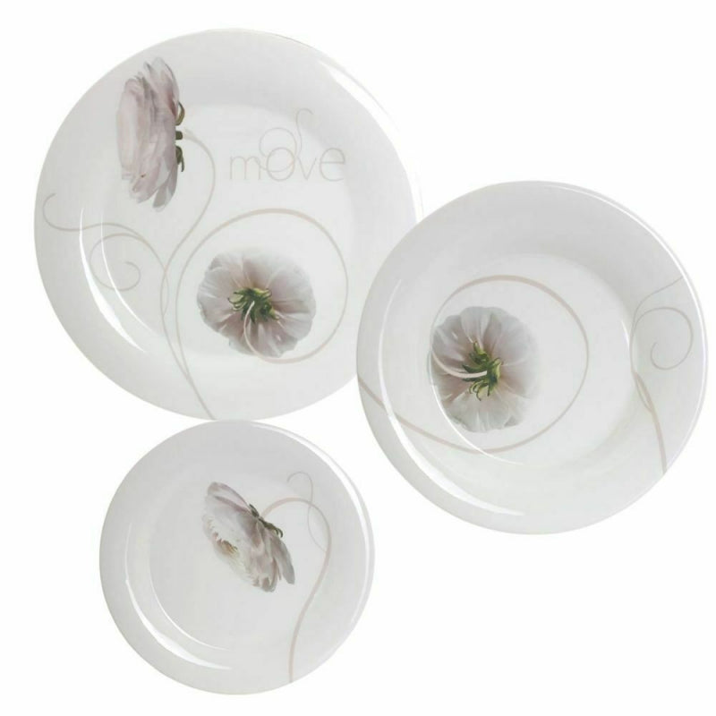 Servizio piatti 18 pezzi Ceramiche Viva Peonia Move Deruta – Made in Italy
