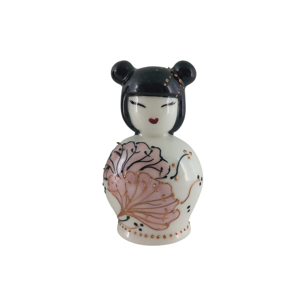 Sharon Campana Kokeshi Suami Cipria In Porcellana dipinta a Mano H.12X7,5 CmSharon Campana Kokeshi Suami Cipria In Porcellana dipinta a Mano H.12X7,5 Cm