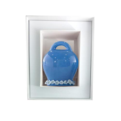 Sharon Campana Tono su Tono Avion Con Giro Roselline Avion In Fine Porcellana Misura H.6/9/12/17 CM