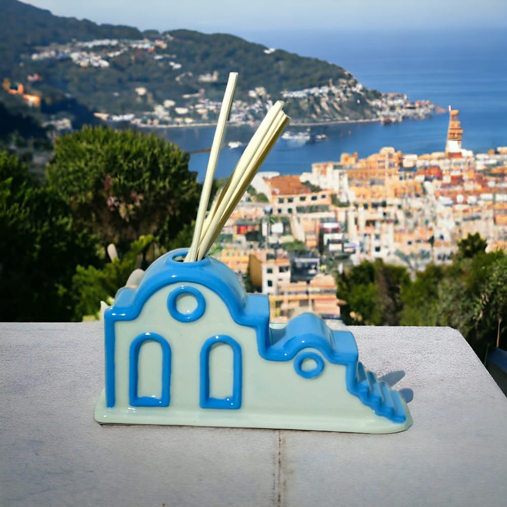 Sharon Mediterraneo Diffusore Porcellana Amalfi Avion -LeFavoleLiving