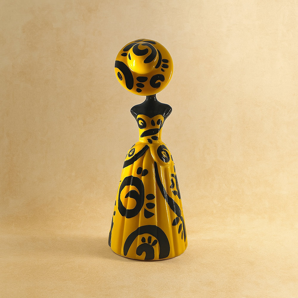 Sharon – Dama Fashion Kia Giallo Nero Diffusore 26 cm