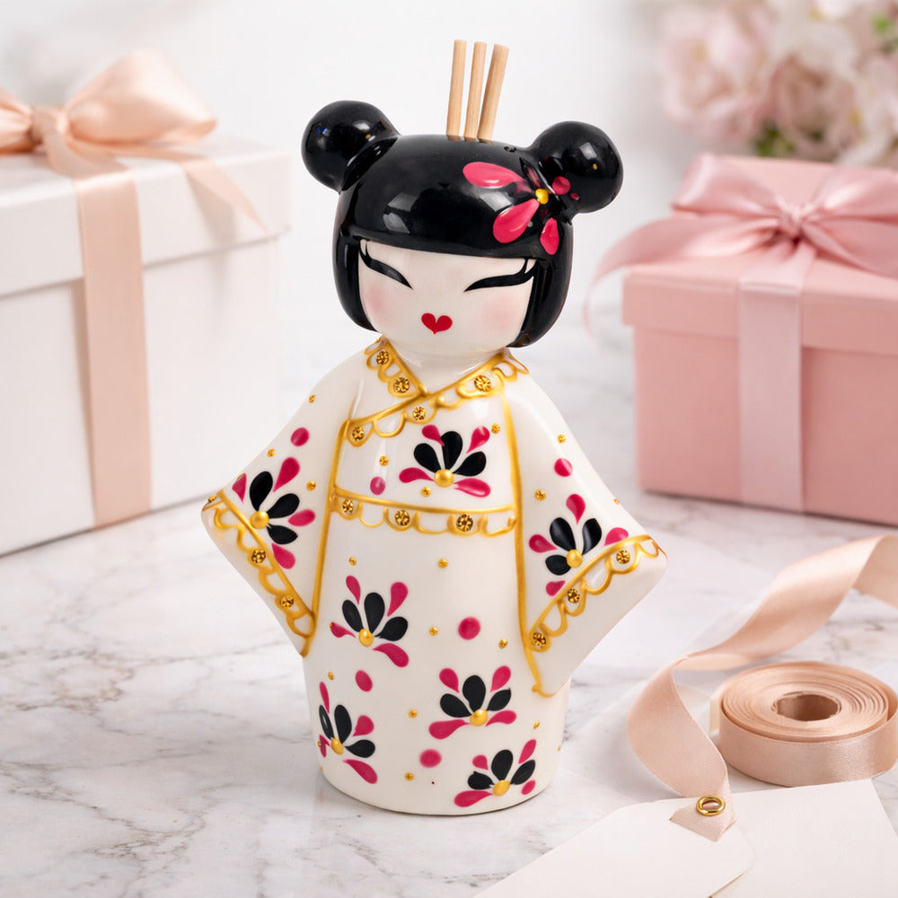 Sharon Diffusore d'Ambiente Kokeshi Porcellana H15x10 cm kk70