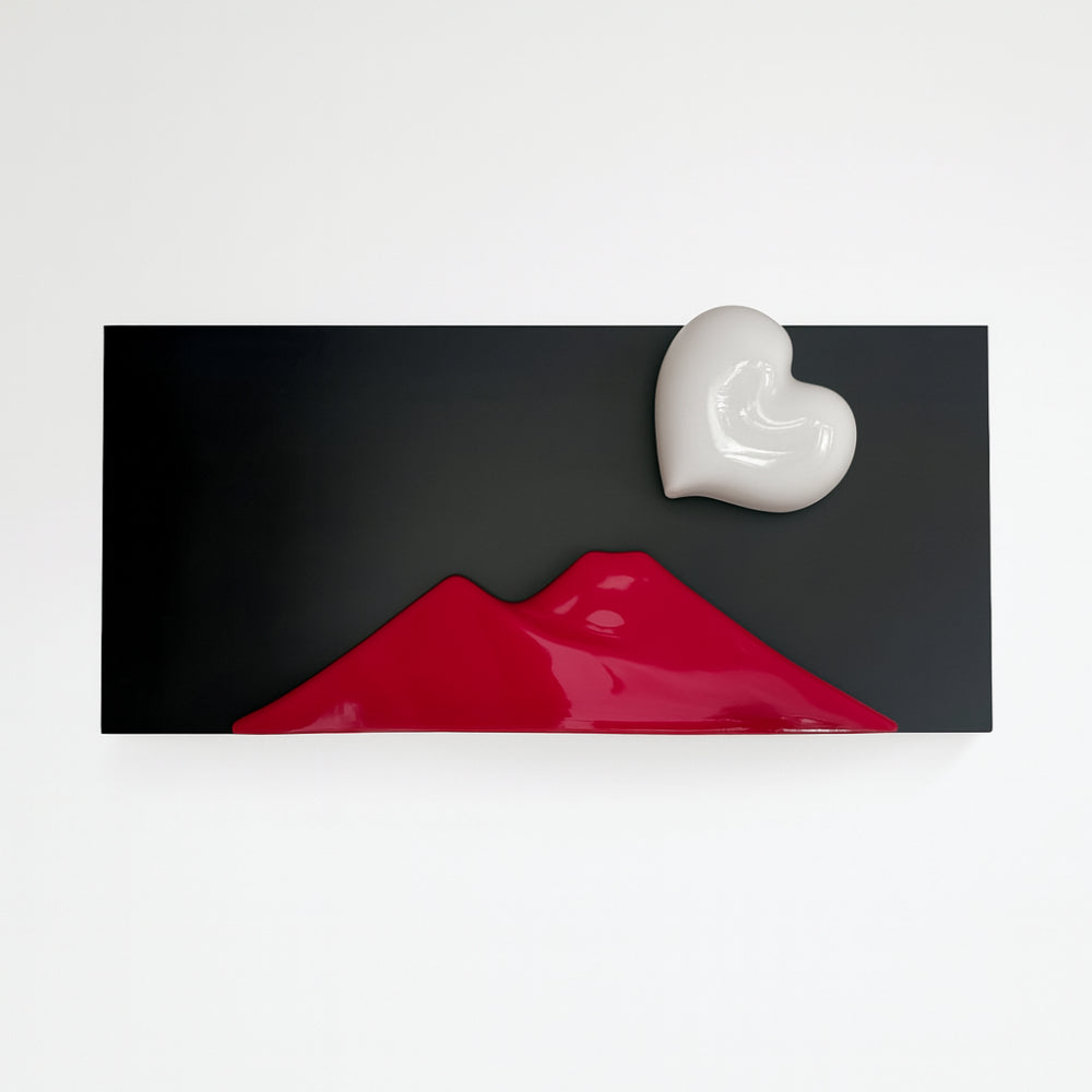 Sharon – Quadro Vesuvio Rosso Cuore 34 cm – Le Favole