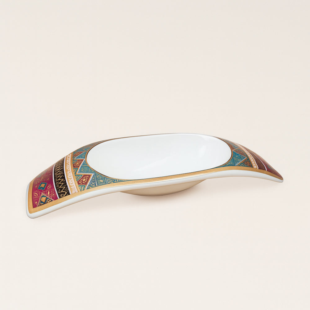 Svuotatasche Cuorematto Cuor d’Oriente porcellana bianca 15x15 cm elegante