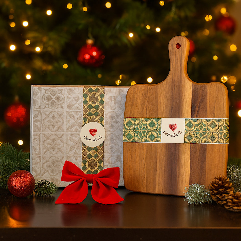 Tagliere da Cucina in Legno Cuorematto 26x37 cm elegante e funzional