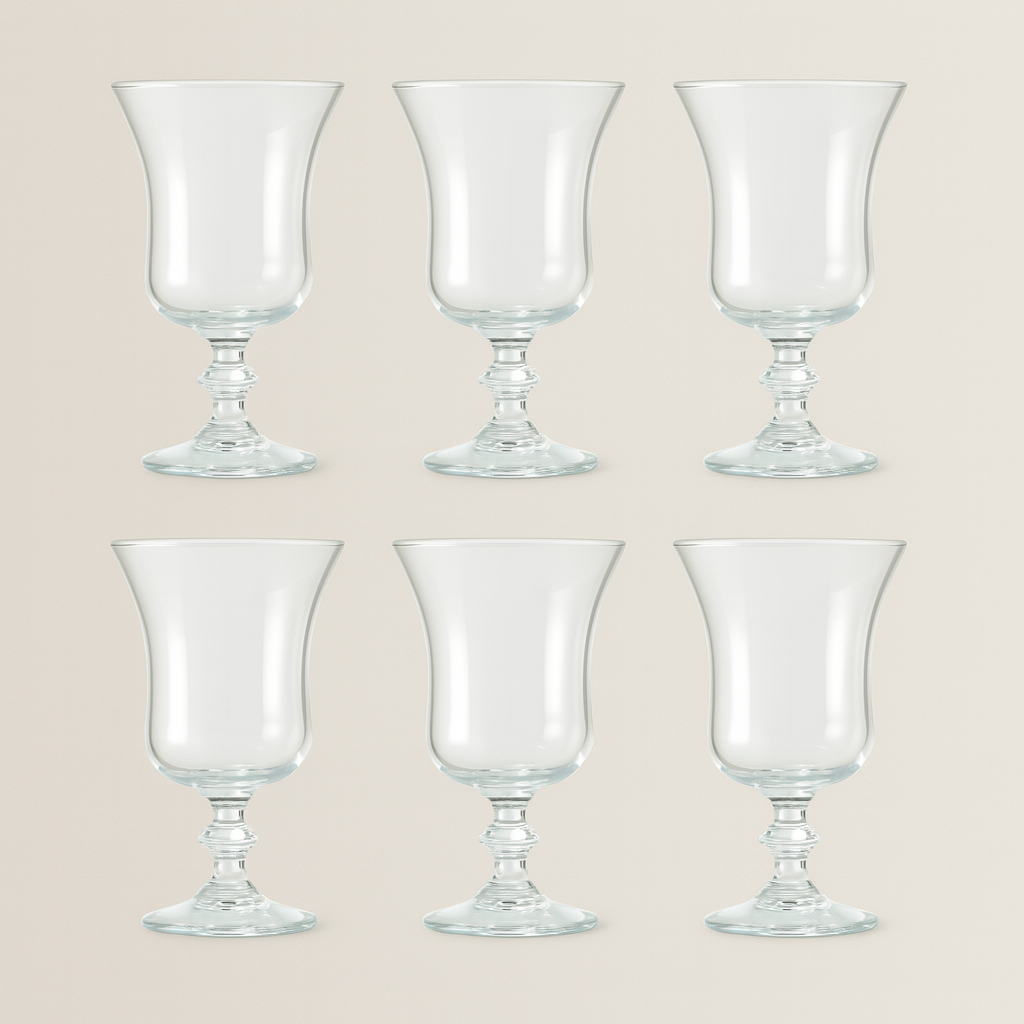 Tumbler - Set di 6 Bicchieri in Cristallo 24% PB