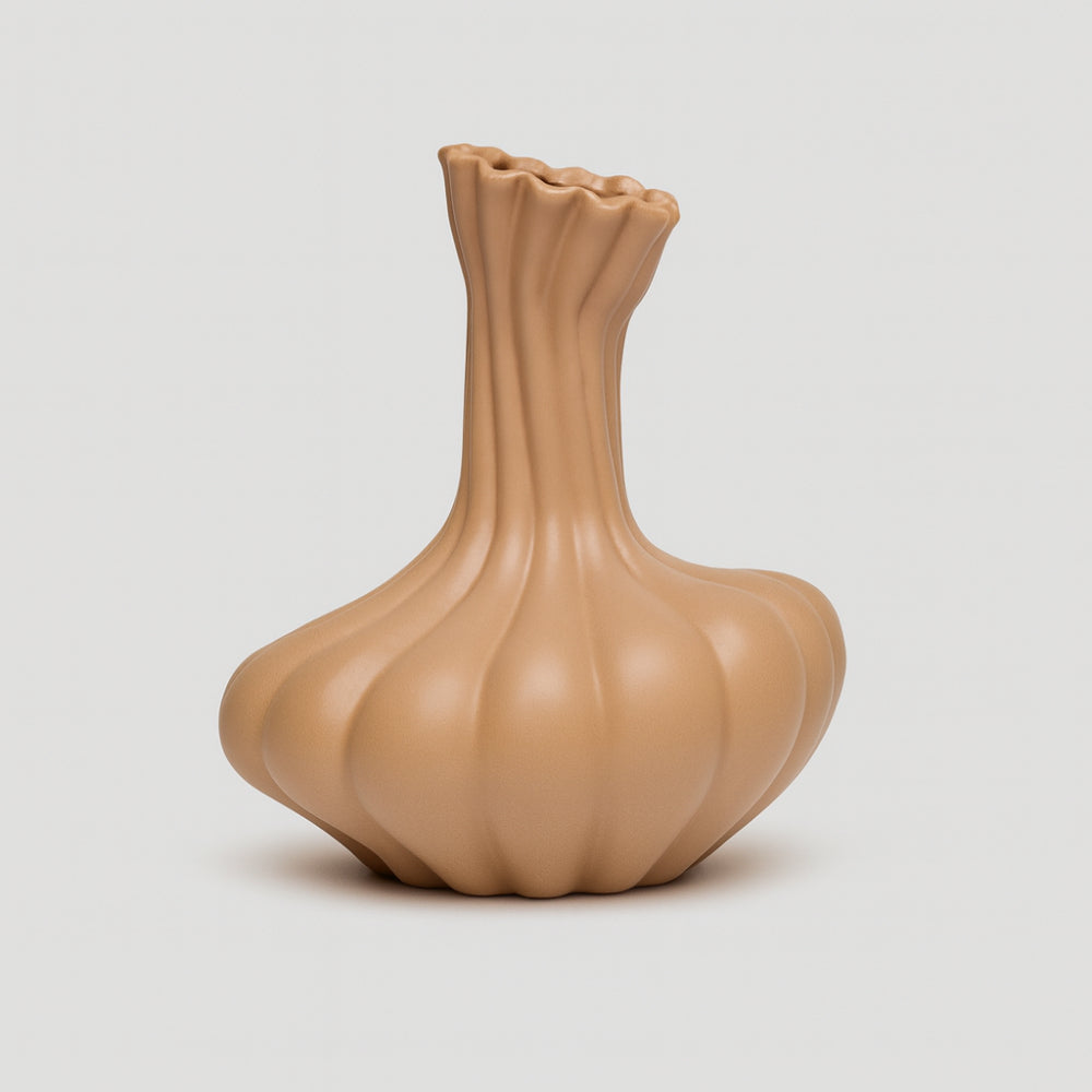 Vaso Fagotto terracotta in ceramica smaltata Cuorematto h 25 cm – vaso decorativo artigianale