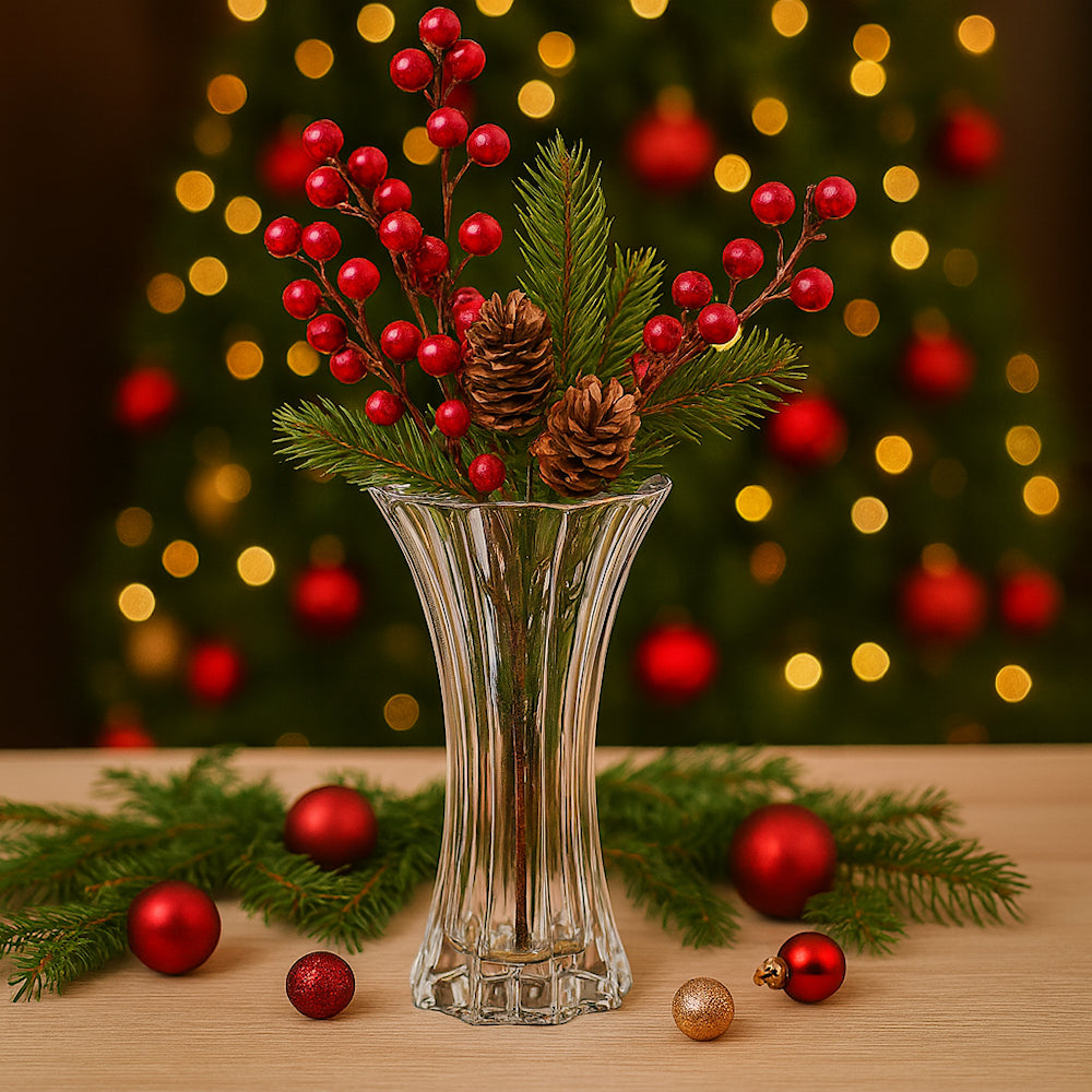 Vaso Nachtmann Saphir cristallo 30 cm vista frontale