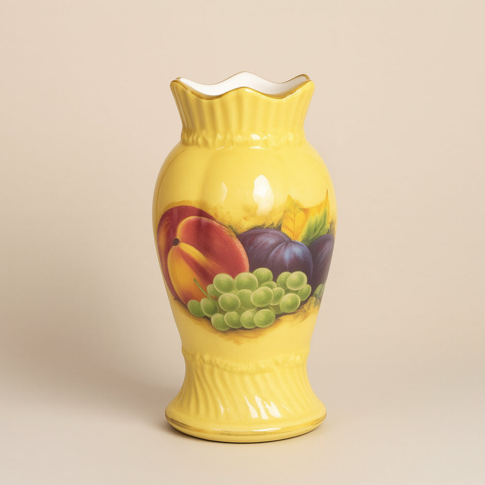 Vaso grande Orchard Gold Aynsley – Fine Bone China Made in England decorata a mano