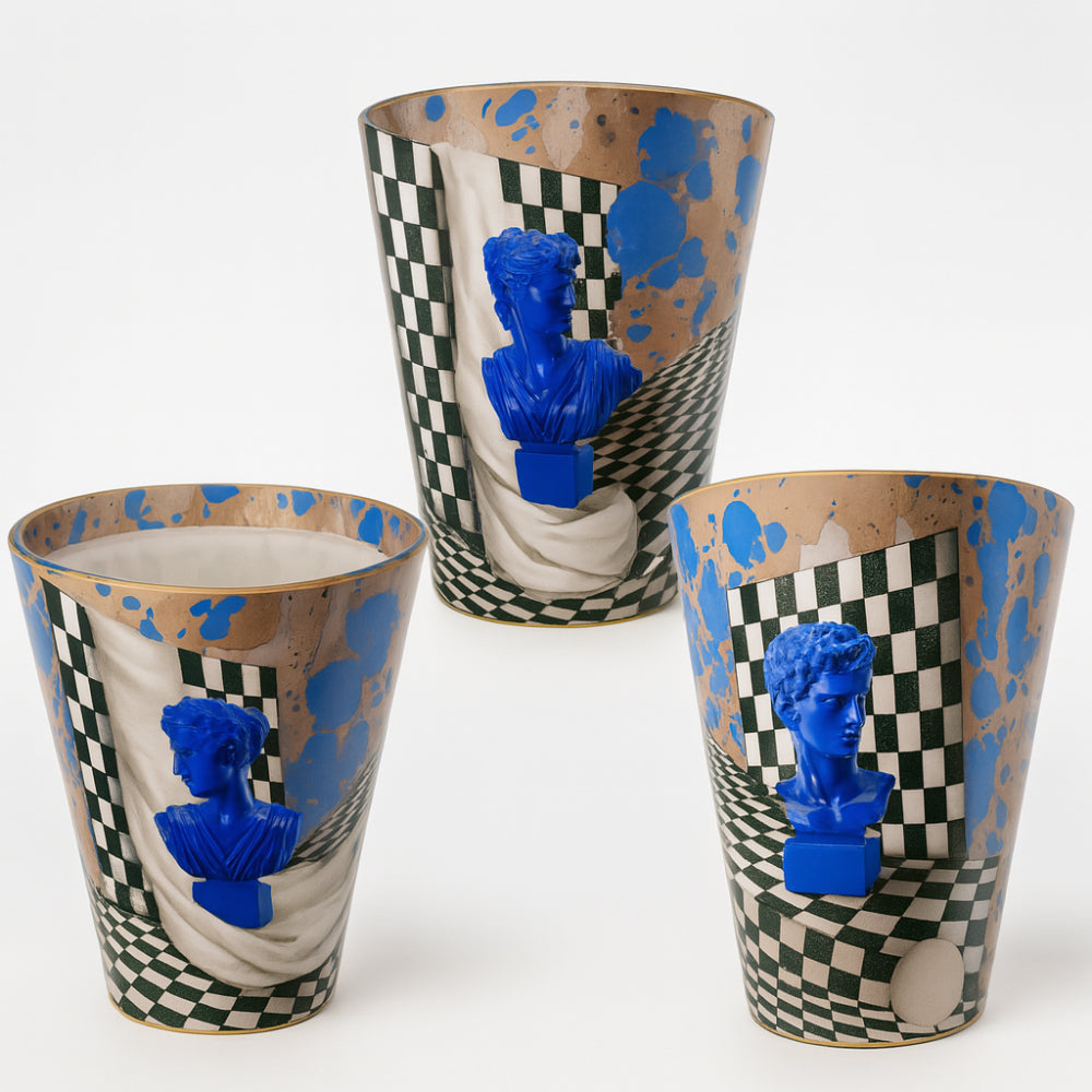 Vaso porta candela I Bellimbusti Palais Royal 16x22 cm – Solstizio d’Inverno – Candela elegante da arredo – Le Favole