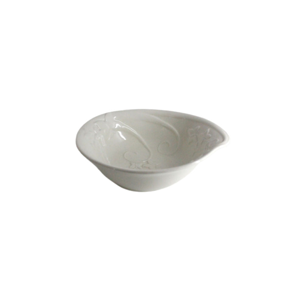 Wald Vuotatasche Ciotola Albero della Vita in Ceramica Kergres cm 15.5 x 13.5 x 5.7 (h) Panna