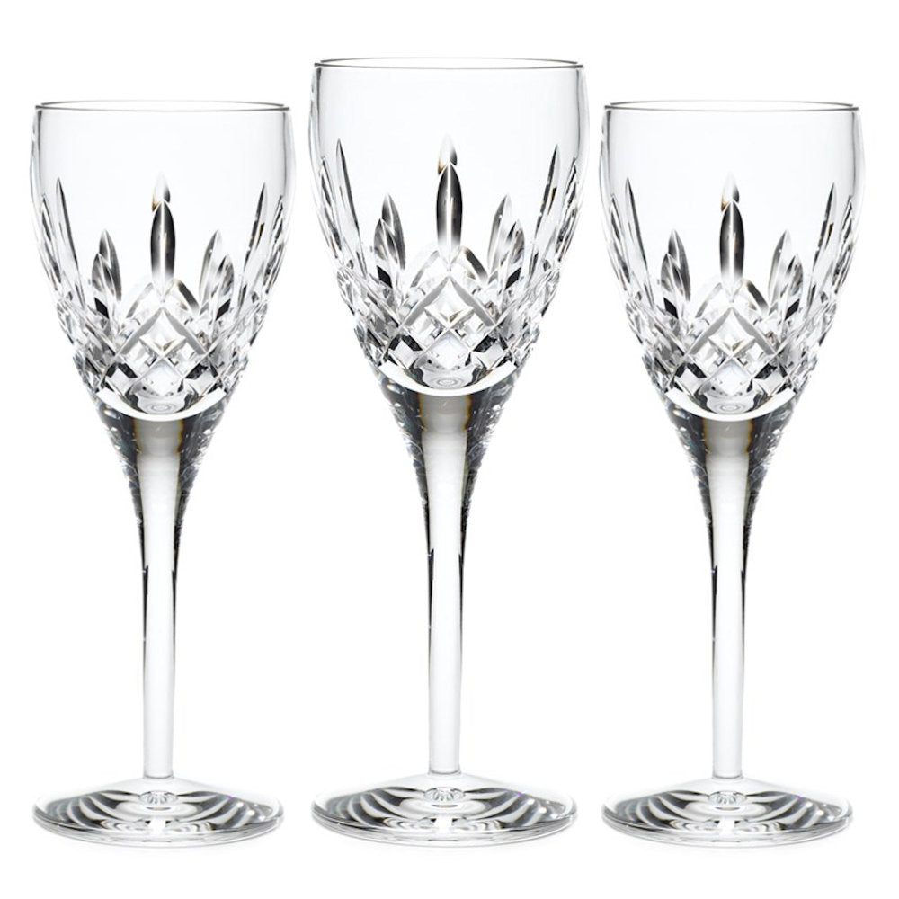 Waterford Set 3 Calici Cristallo Lismore 50th Collezione