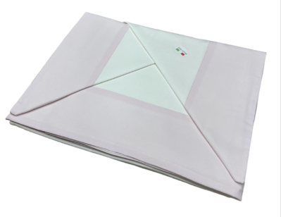 Completo letto con bordo art: feel in cotone | made in Italy