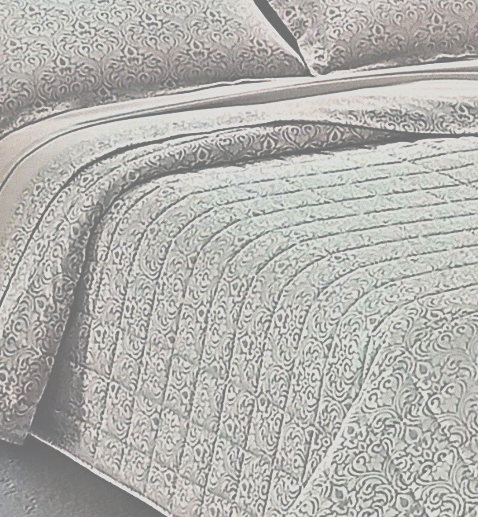 Coordinato Letto Zaira – Copriletto Jacquard + Completo Letto in Cotone