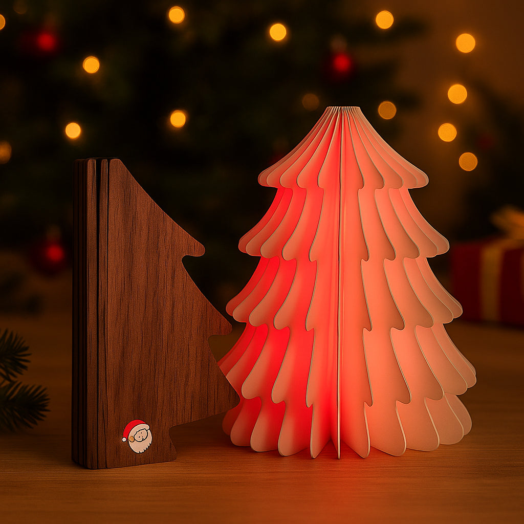 Babbomatto Lampada Albero Sagomato LED 22x11 + 22x19 cm