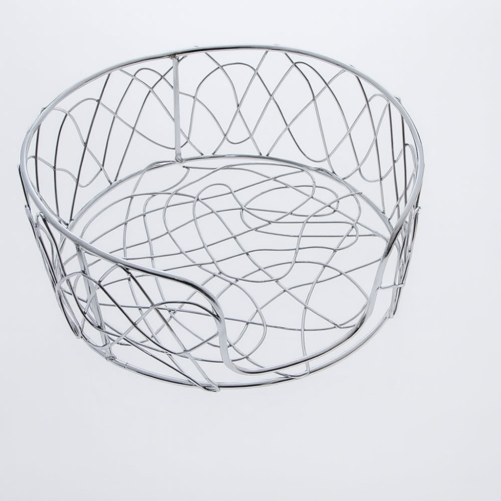 porta Piatti Brandani Arruffato Metal Ø 23,5 cm – con bordo tessile decorativo