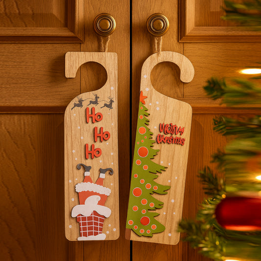 Babbomatto Fuoriporta Maniglia Legno 40x11,5 cm