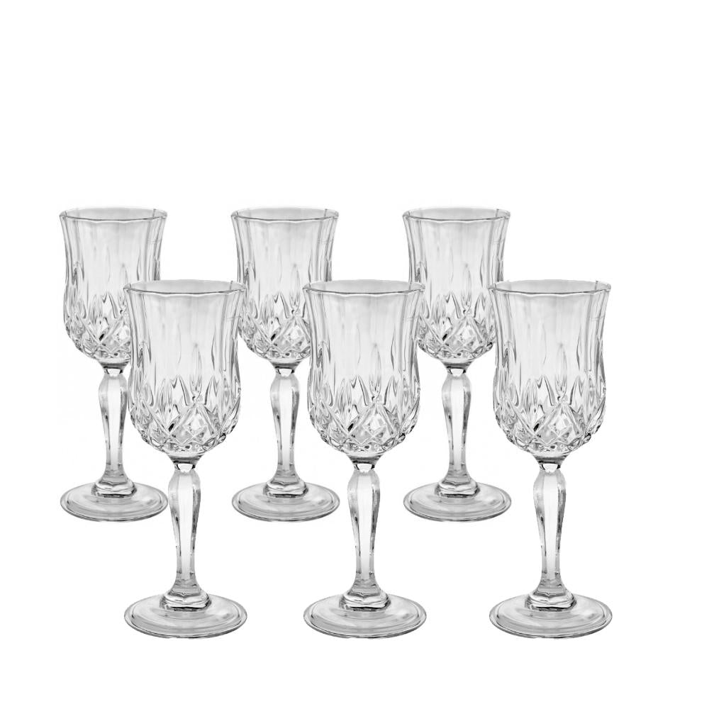 Brandani Set 6 Liquorino Old Fashion Crystal Glass Liquore