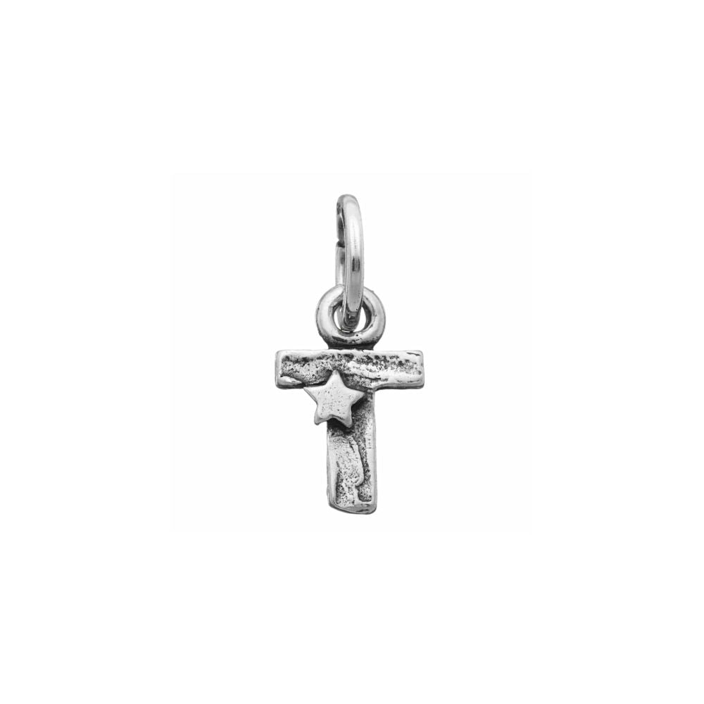 Giovanni Raspini Charm Lettera Stella " T " In Argento 925 - Art. 6664