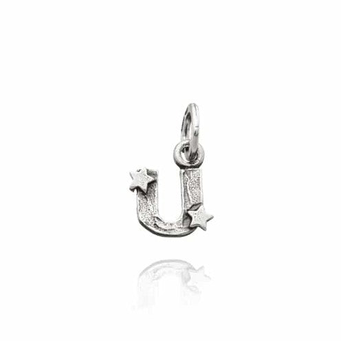 Giovanni Raspini Charm Lettera Stella " U " In Argento 925 - Art. 6665