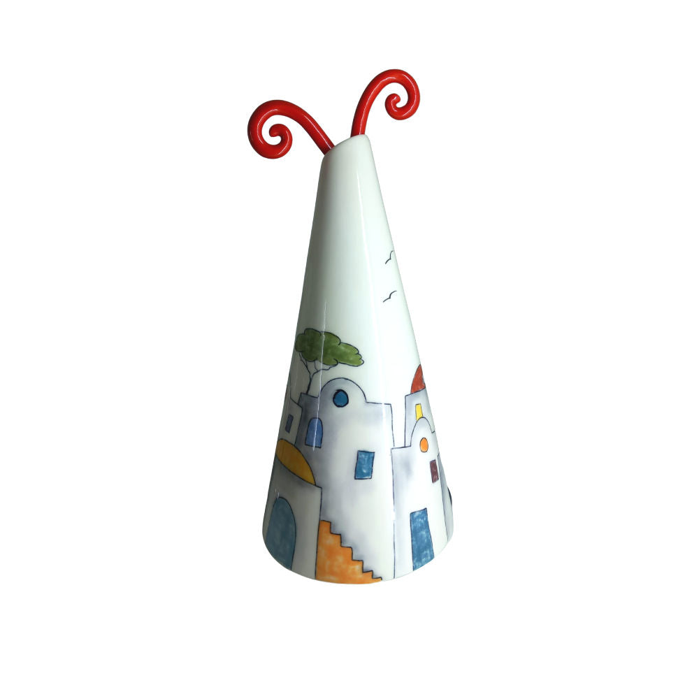 Terre di Scirocco Città di Pulcinella Colorata H.31 Cm