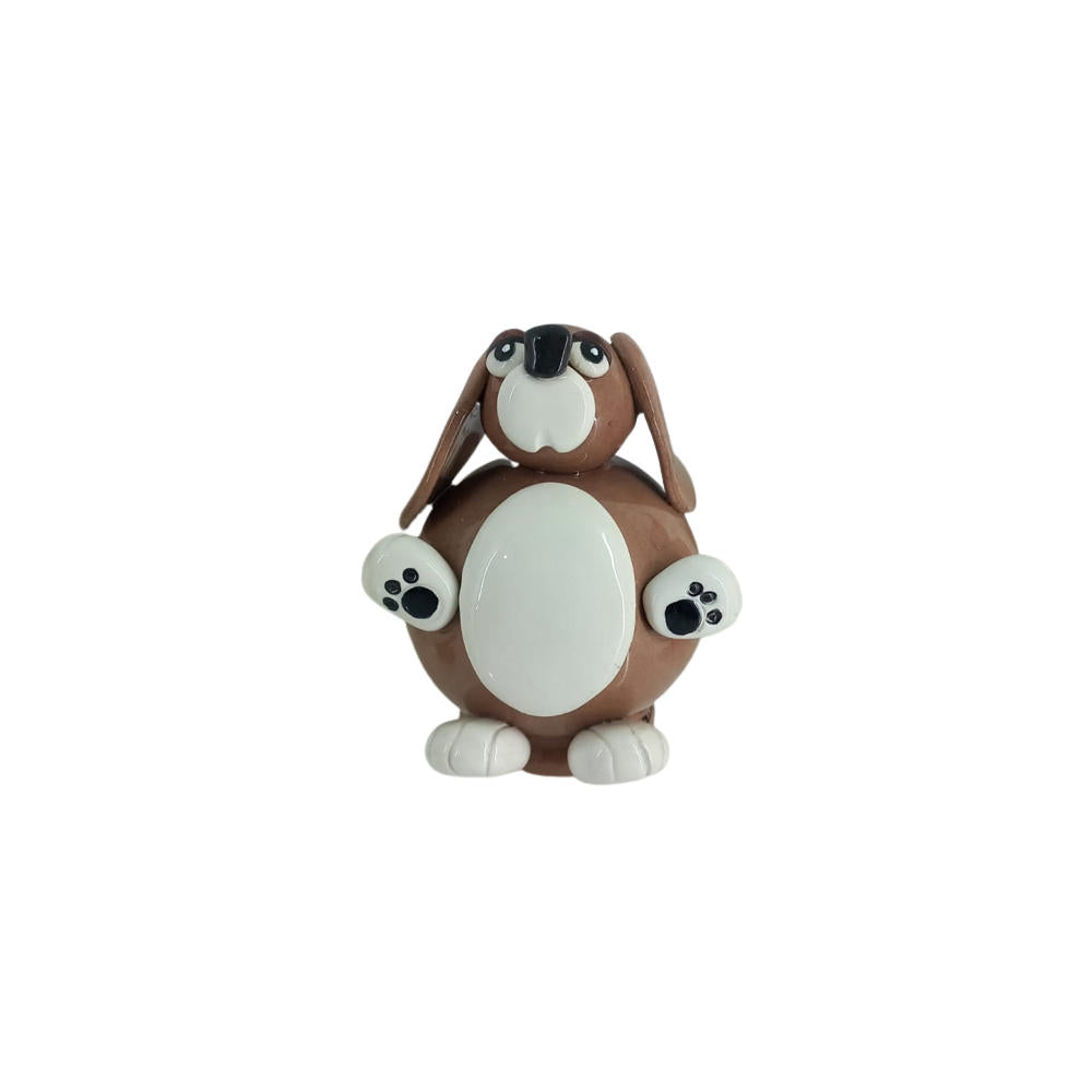 Zampiva Salvadanaio In Ceramica H.10 Cm Cane Porcellana Made In Italy 91103