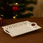 Nacchi Art White Ceramic Tray 27.5×17.5 cm 