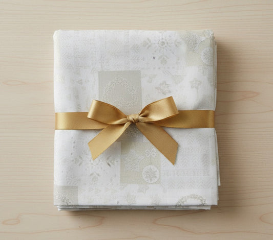 Tovaglia Natalizia "Parigi" in Cotone con Lurex | Varie Misure | Personalizzabile