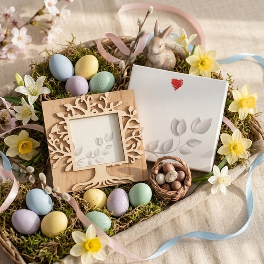 Cuorematto Cornice in Legno Albero della Vita 13x13 cm