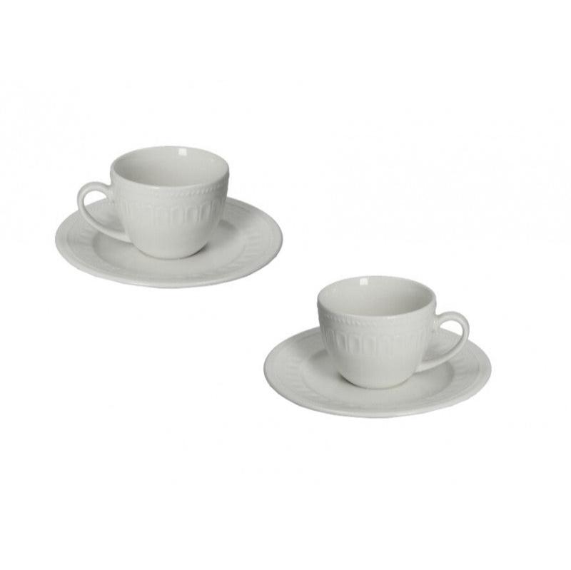 Brandani Set 2 Pz Tazzine Caffè Senza Tempo Bone China 52401