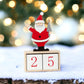 Cuorematto Datario Calendario Dell Avvento H20x13cm Babbo Natale Regalo Natale Christmas