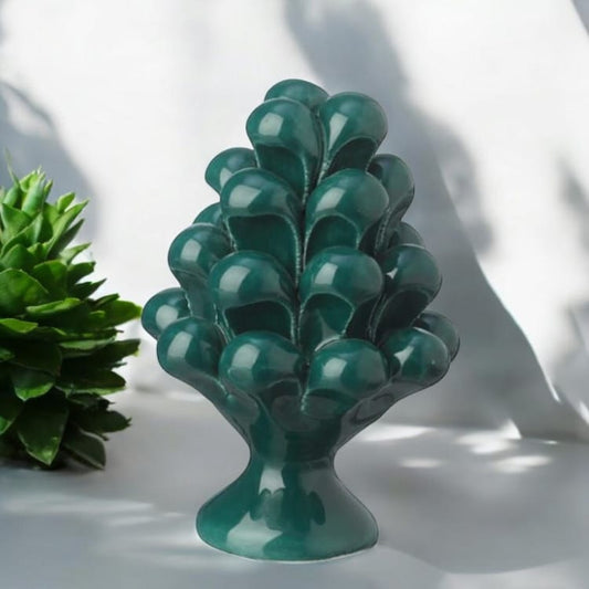 Alberelli Pigna Siciliana Verde in Capodimonte 11x17 Cm Made in Italy