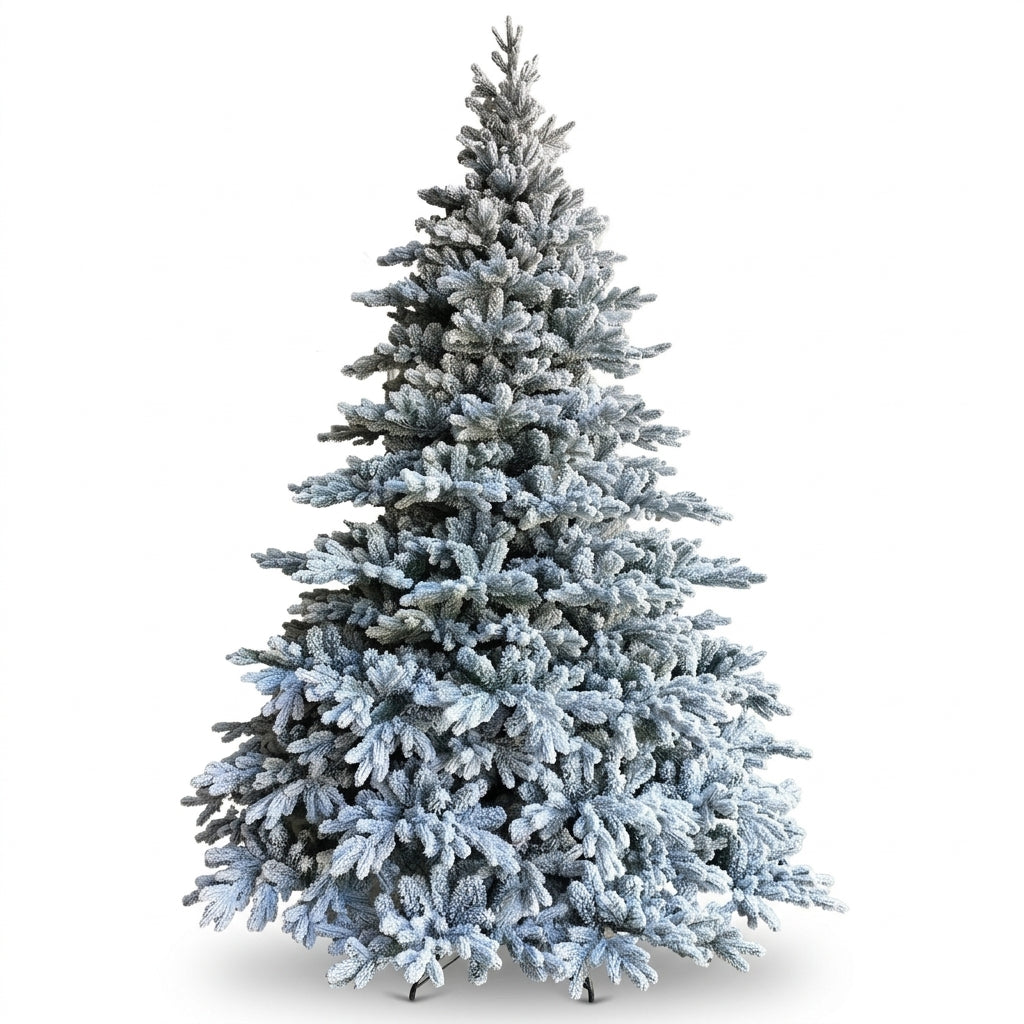 Albero di Natale Innevato Bormio H210 Ø154 cm 2766 Punte