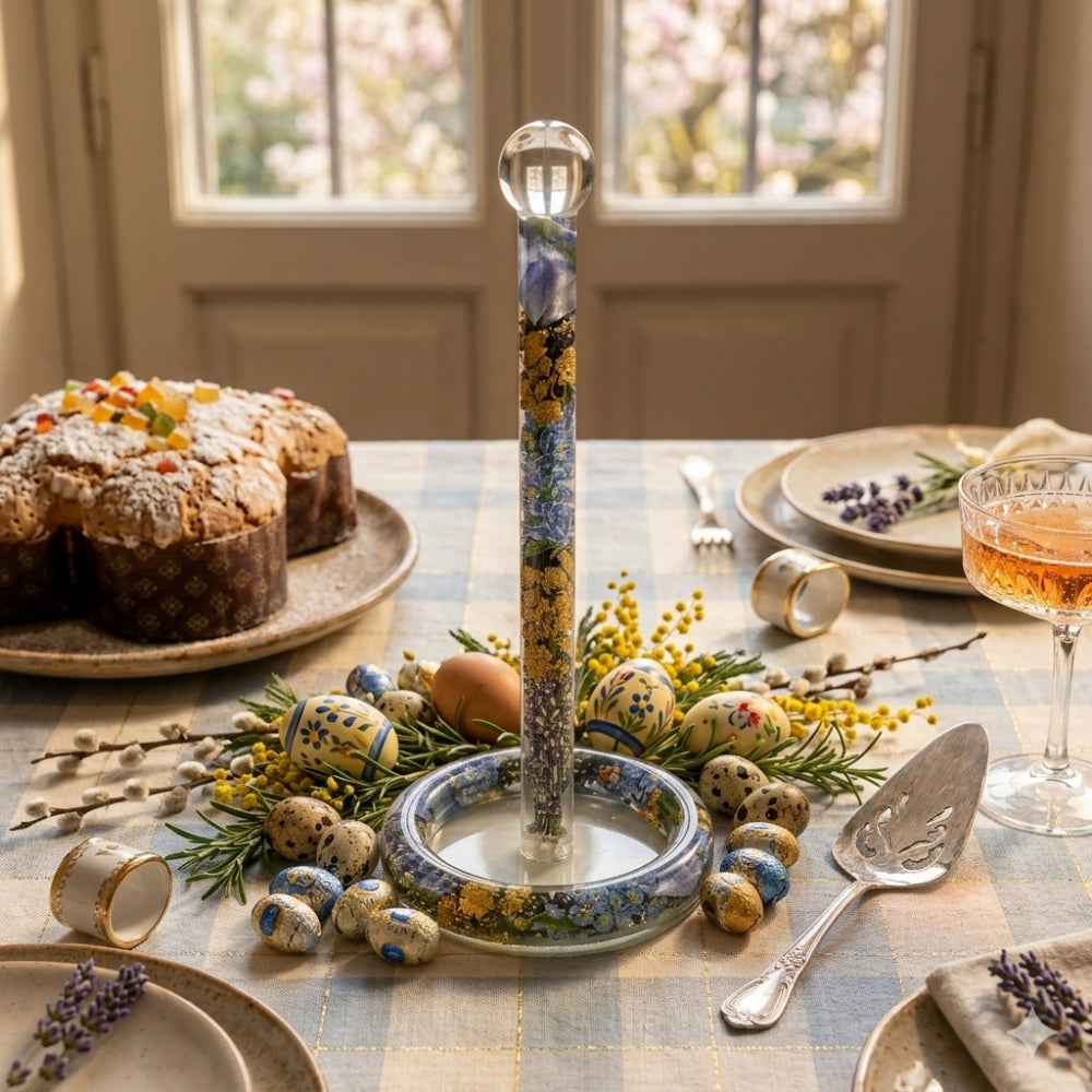 Alpac Porta Scottex Lavanda Moderno in Plexy - H.39x19 cm