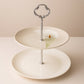 Alzata 2 Piani Noritake Calla Avorio in porcellana – eleganza per la tavola – Le Favole


