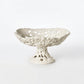 Alzatina Arte di Nacchi in ceramica 26,5x14,5 cm elegante decorativa