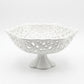 Alzatina traforata Arte di Nacchi in ceramica 30x15 cm elegante