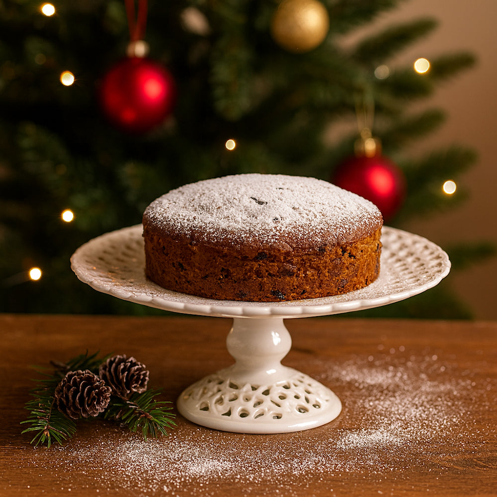 Alzatina traforata in ceramica bianca Arte di Nacchi KF-79 28,5x12 cm