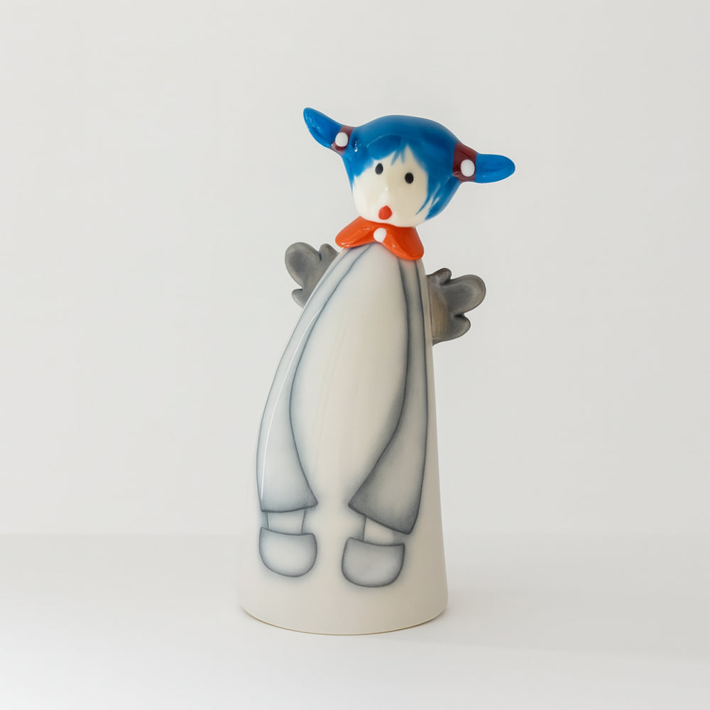 Angelo Cantore Terre di Scirocco 19 cm in ceramica artigianale Made in Italy

