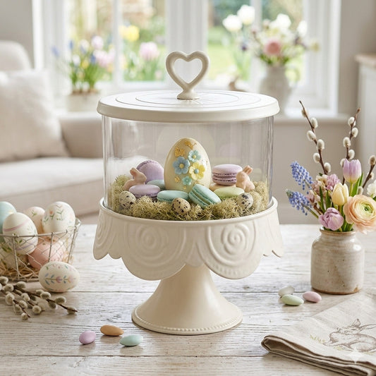 Arte di Nacchi Alzatina con Vetro 22×29 cm