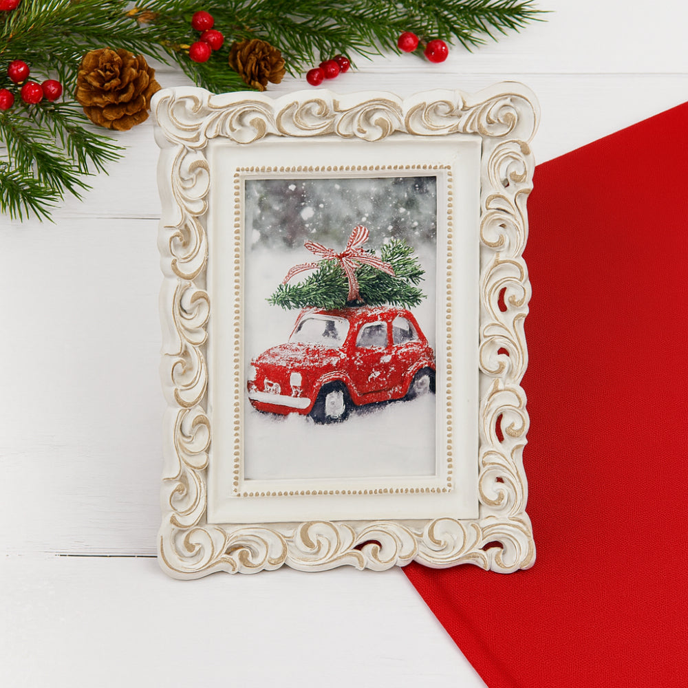 Arte di Nacchi Cornice Portafoto Marmorina 22.5x17 cm